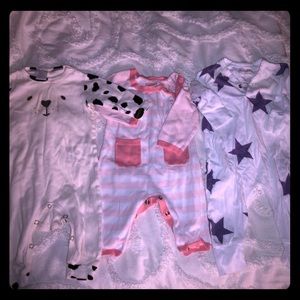 Collection of 0-3 month onesies